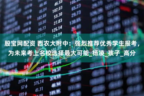 股宝网配资 西农大附中：强烈推荐优秀学生报考，为未来考上名校选择最大可能_杨凌_孩子_高分