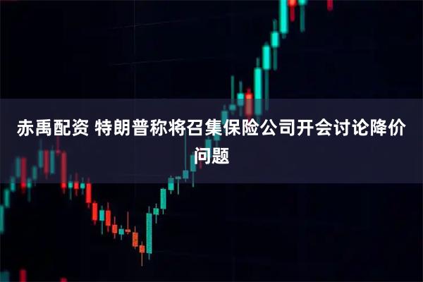 赤禹配资 特朗普称将召集保险公司开会讨论降价问题