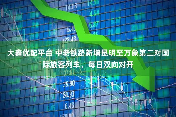 大鑫优配平台 中老铁路新增昆明至万象第二对国际旅客列车，每日双向对开